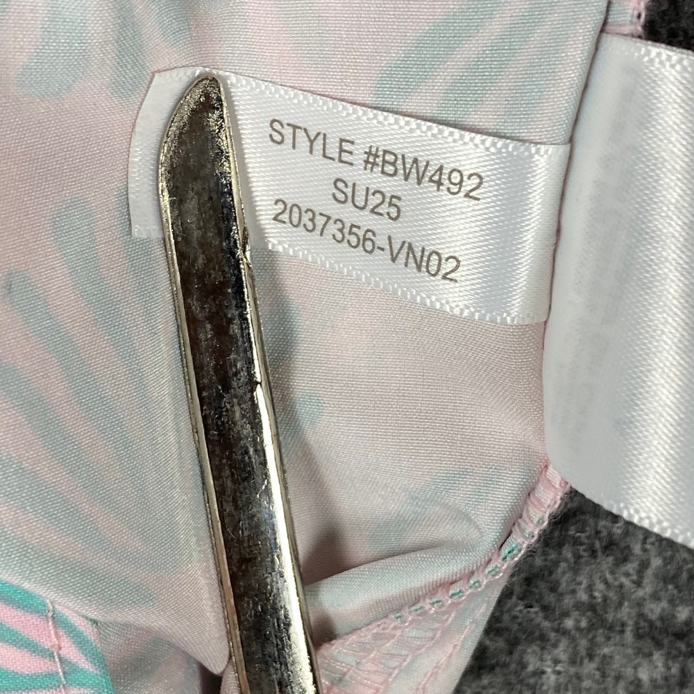 J.Crew Mens Swim Trunks Large Pink Seashell Flex Swimwear BW492 Beach Pool - Picture 6 of 13